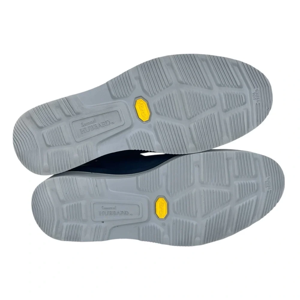 Samuel Hubbard Men’s 10.5 Navy Blue‎ Leather Vibram Sole Sneakers